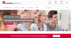 Desktop Screenshot of holzmann-medienshop.de
